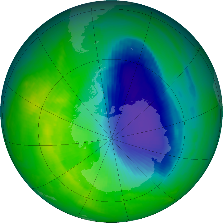Ozone Map 2000-10-31